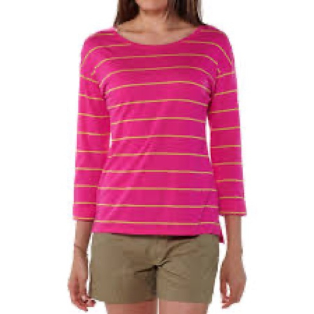 Patagonia Shallow Seas Women’s Long Sleeve Striped Top XS #45
